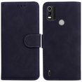 thumbnail image 2 of For Nokia C21 Plus Solid Color Shockproof Phone Case Pu Leather Anti-scratch Protective Cover With Wallet Stand, 2 of 2