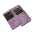 thumbnail image 6 of Dteck iPhone 11 Zipper Wallet case,PU Leather Flip Retro Shockproof Magnetic Zipper Wallet Stand Case Cover for iPhone 11 6.1 inch,Purple, 6 of 10
