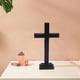 thumbnail image 5 of Cruz de madera,Navidad estatua arte escultura Cruz ornamento,Cruz Home Decor Oración Estatuilla Pascua Navidad,Renacimiento Colección Espíritu Cruz Decoración,Cristo Católico Decoración, 5 of 9