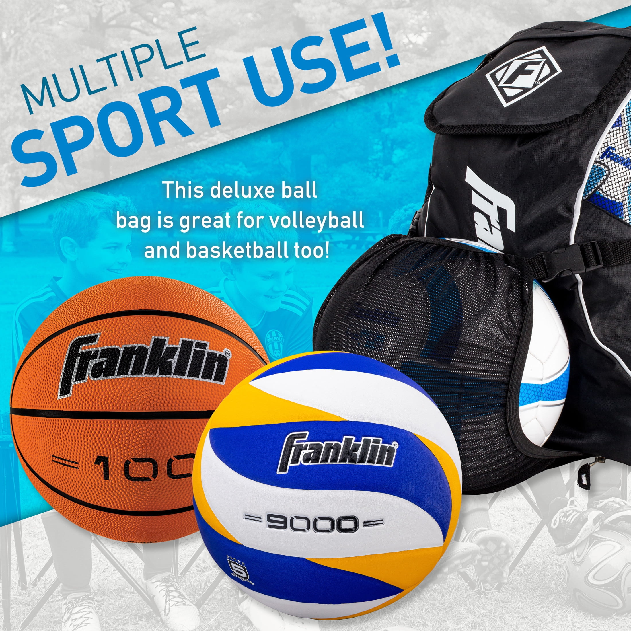 Franklin Sports Soccer Bag - Deluxe Soccer Sack with Ball Holder