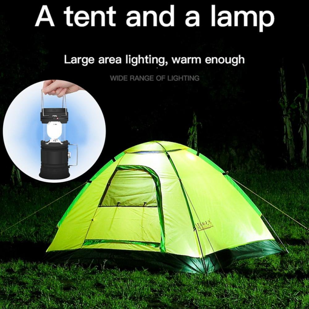 LAMPE - LANTERNE - ECLAIRAGE D'APPOINT DE CAMPING Lampe De Camping Solaire Tente Lampe USB