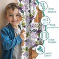 thumbnail image 3 of Blackout Kids Curtains,Yorkie Dog and Flower Florals Childrens Insulated Curtains Set Of 2,Bedroom Essentials,Toddler Room Decor 42x54in(106x137cm), 3 of 4