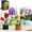 B, variant on Flower Bouquet Building Blocks Set 988PCS,Botanical Collection Building Kit for Adults 14+