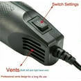 thumbnail image 4 of 300W Portable Handheld Heat Gun for Crafts Embossing, Shrink Wrapping, Drying Paint, Clay, White, 4 of 7