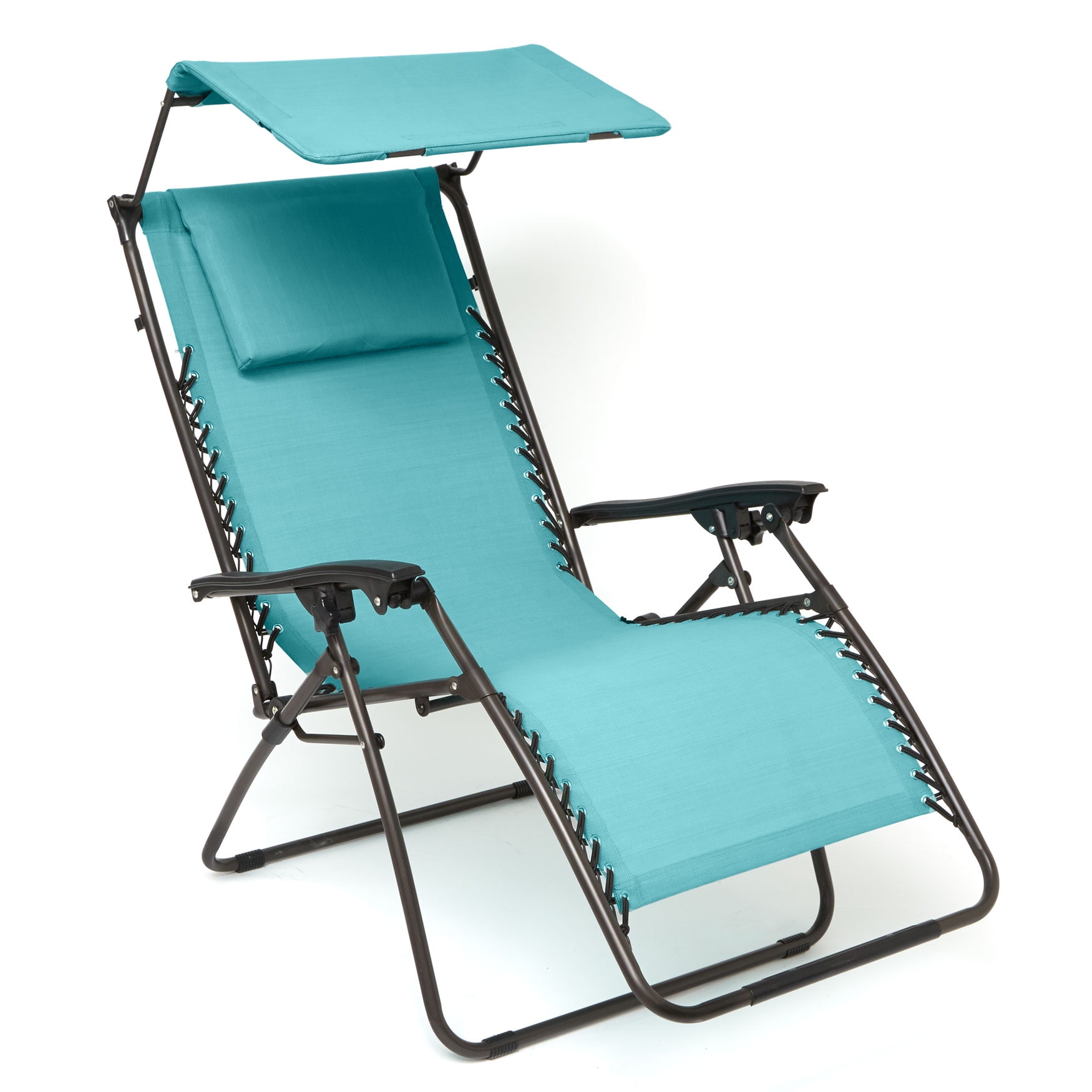 Brylanehome Zero Gravity Chair With Canopy Folding Patio Lounger Chair
