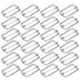 thumbnail image 1 of Leather Buckle, Metal Rectangle Adjuster Exquisite Texture  For Belt For Backpack For Clothes 4x38x20mm, 1 of 8