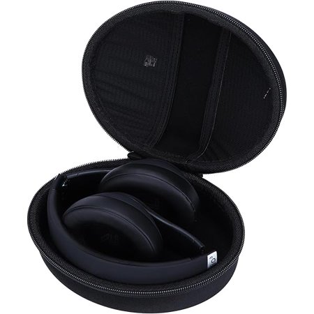 wonima88 Hard Carry Case Compatible with Beats Studio Pro Studio 3 Solo 4 Solo 3 Solo 2 Wireless Noise Cancelling Over-Ear Headphones (Black Case)