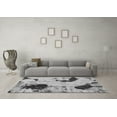thumbnail image 3 of Ahgly Company Indoor Rectangle Abstract Gray Modern Area Rugs, 3' x 5', 3 of 4