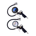 thumbnail image 1 of Tire Pressure Tester,tire pressure tester measurement tool handheld ,car tire pressure gauge oil-immersed pointer,deflation inflation tire pressure monitor Pointer And A Digital display Soledad none, 1 of 9