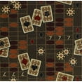 thumbnail image 3 of Joy Carpets 1509C-04 Feeling Lucky Chocolate 5 ft. 4 inch x 7 ft. 8 inch 100 Pct.  STAINMASTER Nylon Machine Tufted- Cut Pile, 3 of 3