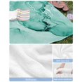thumbnail image 6 of Turquoise Marble Beach Towels Oversized Super Absorbent, Nature Marble Stone Ripple Modern Art Lightweight Bath Towel Quick Dry Sets For Bathroom/Pool/Rv Camping/Beach Play/Gym Room/Picnic 35"x70", 6 of 8