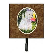 Carolines Treasures SS1067SH4 Westie Leash Holder or Key Hook, Small, Multicolor