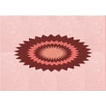 thumbnail image 1 of Ahgly Company Indoor Rectangle Patterned Valentine Red Area Rugs, 3' x 5', 1 of 6