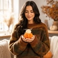 thumbnail image 6 of Eolstice Ghost Pumpkin Scented Candle, O Shape Decorative Wax Candle, Cute Ghost Design, Fall Spooky Home Decor, Gift for Halloween Thanksgiving, 6 of 6
