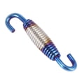 thumbnail image 4 of 2 Set 33mm 1.3" Motorcycle Exhaust Pipe Spring with Hooks Stainless Steel Mounting Springs Silver Tone Blue, 4 of 6