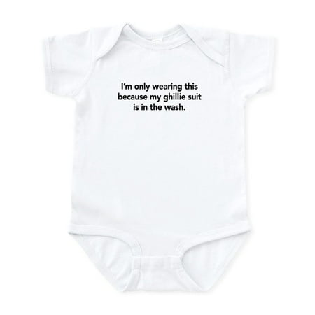 

CafePress - Ghillie Suit Infant Bodysuit - Baby Light Bodysuit Size Newborn - 24 Months