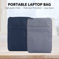 thumbnail image 3 of Bolsa portátil multifuncional para computadora portátil Bolsa para computadora portátil de 15,6 pulgadas Nylon duradero, 3 of 6