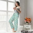 thumbnail image 5 of Salouo Sea Turtle Print Women's Pajama Pants Casual Loose Sweatpants PJs Flowy Pants Drawstring Palazzo for Women Wide Leg Pants Lounge Pajama -XX-Large, 5 of 8