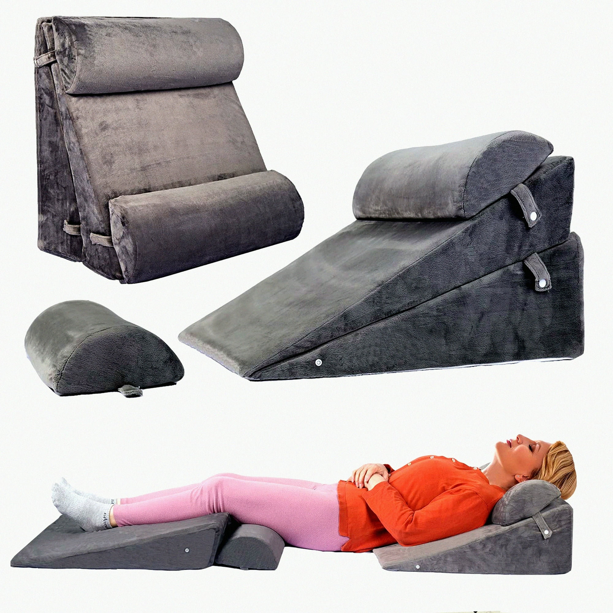 Bed support pillows wedge sale
