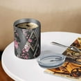 thumbnail image 3 of 12oz Coffee Tumblers Pioneer Flower Stainless Steel Vacuum Insulated Travel Tumbler Coffee Cups Mug with Lid and Straw with Cleaning Brush for Cold & Hot Drinks, 3 of 5