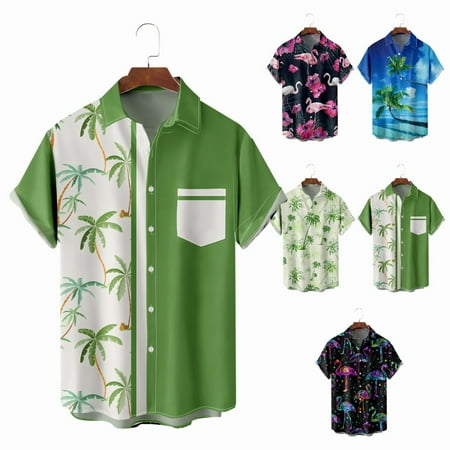 

Unisex Youth Casual Short Sleeve Polo Shirts Fashion Basic Bowling Shirts Up to 8XL