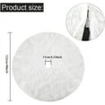 thumbnail image 5 of HOWAF 48inch Christmas Tree Plush Skirt, Holiday Tree Ornaments Round Xmas Tree Skirt Mat Base Cover for Merry Christmas Decor New Year Party Home Decorations, 5 of 7