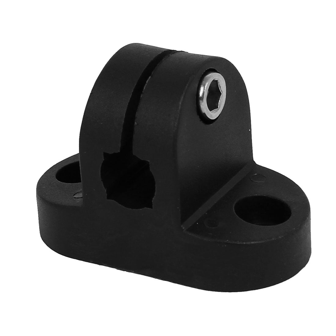 12mm Diameter Plastic Tent Fixed Clip Pole Bracket Clamp Black