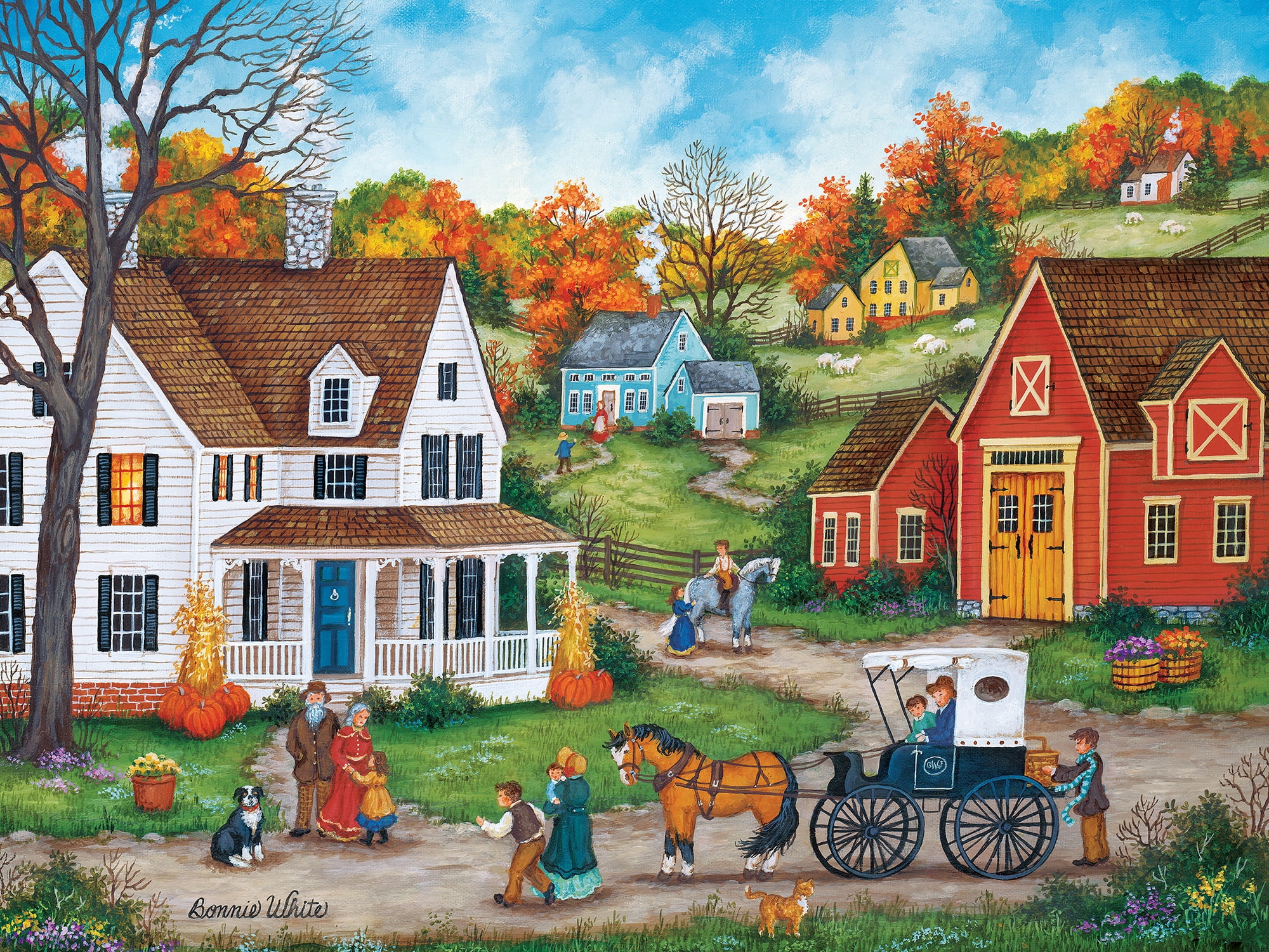 Homegrown - Dinner at Grandma's 750 Piece Interlocking Jigsaw Puzzle for Adults