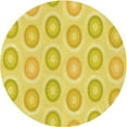 thumbnail image 1 of Ahgly Company Indoor Round Patterned Bee Yellow Area Rugs, 8' Round, 1 of 6
