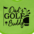 thumbnail image 4 of Inktastic Dad's Golf Buddy Boys or Girls Baby Bib, 4 of 4