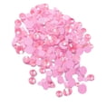 thumbnail image 2 of 350x Fluorescente Flatback Sparkling Nail Rhinestones 3D Tips Decor Beads Pink Rosado Colcomx Cuentas de pedrería 3D para uñas, 2 of 8