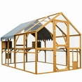 thumbnail image 4 of Outdoor Cat House – 110" Large Cat Enclosure Playpen with Platforms for Multiple Cats, 4 of 12