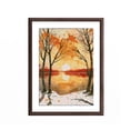thumbnail image 3 of DIY 5D Diamond Art Sunset Lake Tree Snow Scene Paint with Full Drill Round Diamond Gems Painting by Number Kits for Adults Art Craft Home Wall Decor 15.8x19.8in(1), 3 of 8