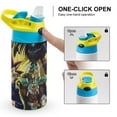 thumbnail image 4 of Yu-Gi-Oh Kids Water Bottle with Silicone Straw And Spill-Proof Lid, 16.9oz Stainless Steel Double-Wall Vacuum Insulated Water Bottles for Boys Girls, 4 of 8