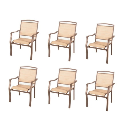 Mainstays Sand Dune Dining Chairs, Set of 6