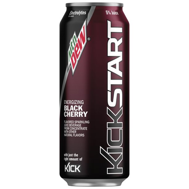 Mountain Dew Kickstart Energizing Black Cherry