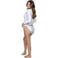 thumbnail image 4 of INGEAR Women’s UV Sun Protection Long Sleeve Rash Guard, Quick-Dry, White, XXL, 4 of 5