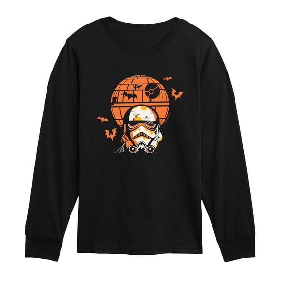 Star Wars - Halloween Storm Trooper Helmet - Toddler Boys Long Sleeve Graphic T-Shirt