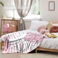 thumbnail image 2 of Happy 18th Birthday Gifts Blanket 50"X60" for Girls, for 18 Year Old Girl,18th Birthday Decorations for Girls, 18 Year Old Girl Birthday Gifts, Best 18th Gift Ideas for Daughter/Her, 2 of 5