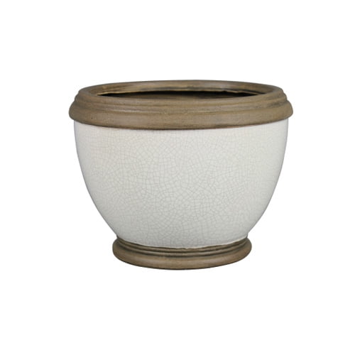 ATT SOUTHERN INC CRM-030737 6" White Espl Urn Planter by ATT SOUTHERN INC