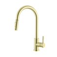 thumbnail image 1 of Elegant Kitchen & Bath FAK-306BGD Luca Single Handle Pull Down Sprayer Kitchen Faucet with Touch Sensor, Brushed Gold, 1 of 1