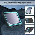 thumbnail image 4 of SUPNICE Shockproof Rugged Case for Samsung Galaxy Tab A11+ Plus 11” 2026 / A9+ Plus 11 Inch 2023 with Kickstand for Men Kids Toddler Boys Girls,Blue, 4 of 7