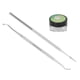 thumbnail image 3 of Herramientas de corrección de uñas encarnadas, 3 piezas Juego profesional de corrección de uñas encarnadas para uñas encarnadas Herramientas de pedicura Altamente recomendadas, 3 of 8