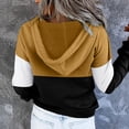 thumbnail image 3 of Vedolay T Shirts for Women Womens Oversized Sweatshirts Hoodies Long Sleeve Pullover Fall Clothes with Pocket,Yellow L, 3 of 4