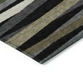 thumbnail image 4 of Addison Rugs Chantille Indoor/Outdoor Transitional Stripes Black Washable Rectangle Rug, 10' x 14', 4 of 6