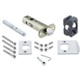 thumbnail image 4 of Nostalgic Warehouse, Bright Chrome 753350 Privacy Studio Plate with Crystal Meadows Knob, Backset Size: 2.375", 4 of 4