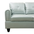 thumbnail image 3 of Mardelle 97" Wide Faux Leather 3 Pieces Right Facing Sofa Set With Ottoman, 3 of 4