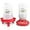 Red, variant on Chick Feeder and Waterer Set, 0.3 Gal Feeder and 0.4 Gal Waterer with 3 Adjustable Heights