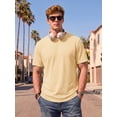 thumbnail image 2 of RICHCOIN T Shirts for Men Short Sleeve Crewneck Summer Casual Top Basic Loose Tees, 2 of 7