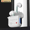 thumbnail image 4 of Audífonos Gamer Inalámbricos Monster Xkt16 Bluetooth 5.3 Color Blanco, 4 of 8